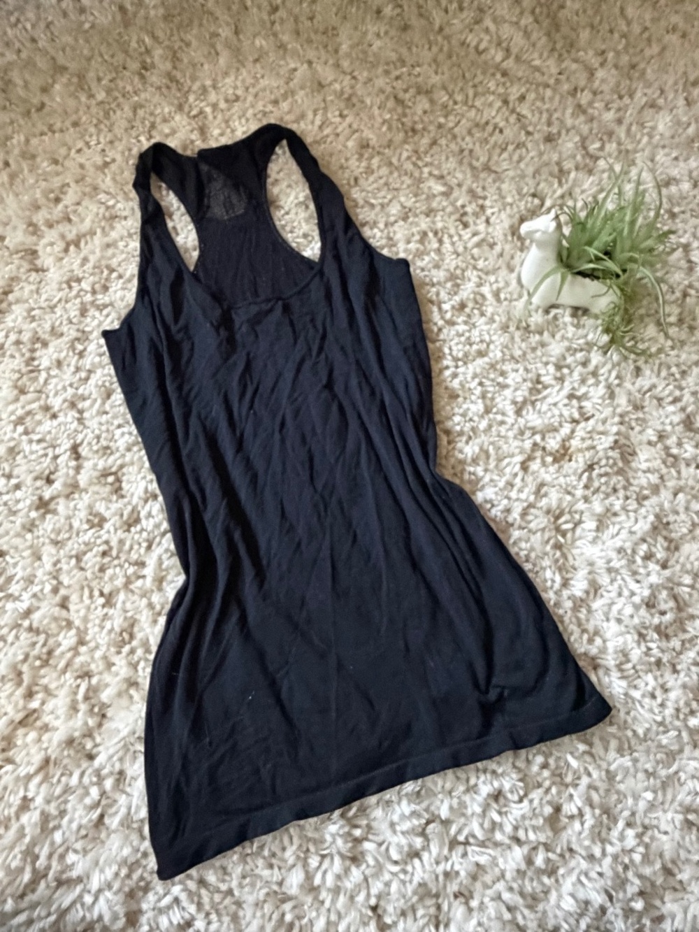 Slim racerback silhouette Black Guess athletic XS Racerback Tank Top - Classic W